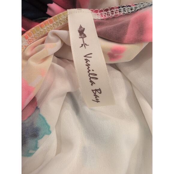 Vanilla Bay Strapless Floral Maxi Dress Small Made in USA - Picture 4 of 5